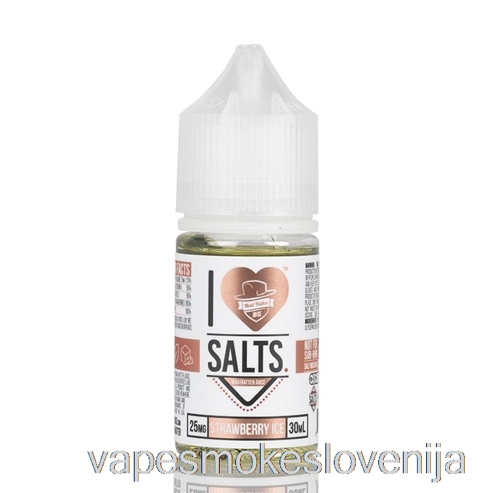Vape Za Enkratno Uporabo Jagodni Led - I Love Salts - 30ml 50mg